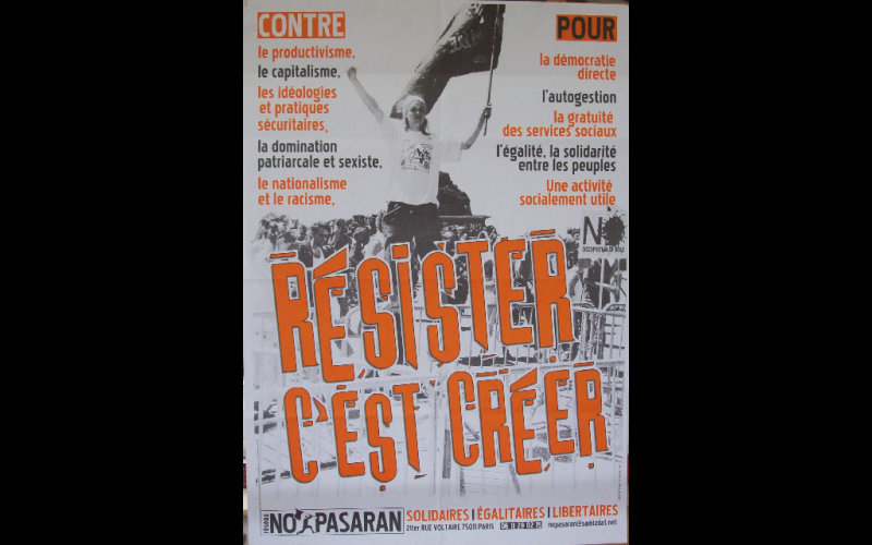 affiche Réseau No-pasaran