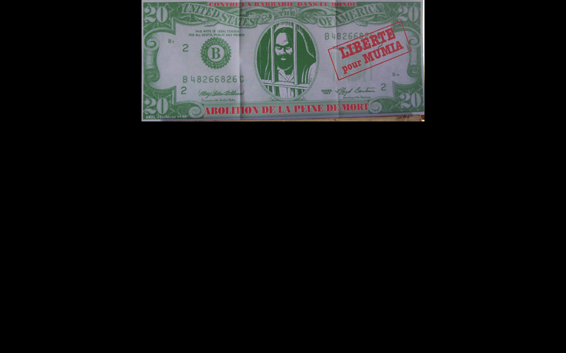 affiche liberté pour Mumia