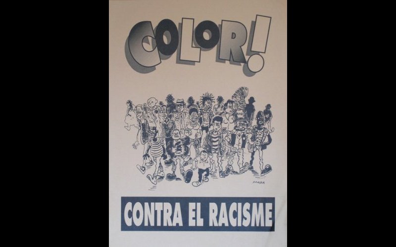 N°189 Contra El Racisme Barcelone MF Esp. 32x44 