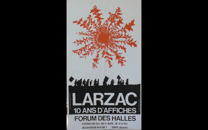 affiche expo affiches Larzac, Paris