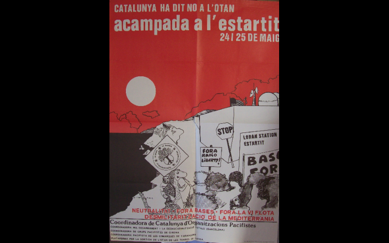 affiche antimilitariste catalane