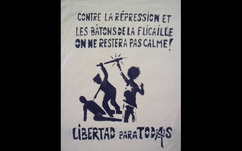 affiche contre la répression