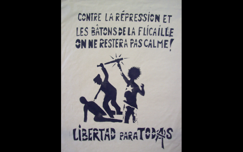 affiche contre la répression 