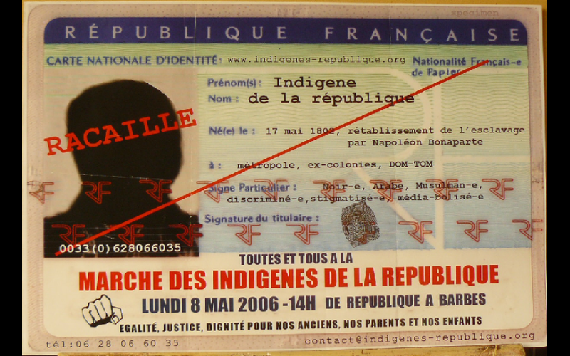 affiche Indigènes de la république, Paris, 2006