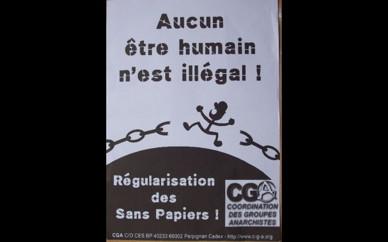affiche régularisation_sans_papiers, CGA
