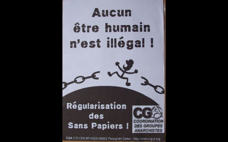 affiche régularisation_sans_papiers, CGA 