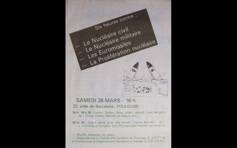 1983 (mars) - 6h contre nucléaire civil et militaire - Toulouse.