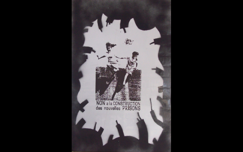 affiche contre construction prisons, Toulouse