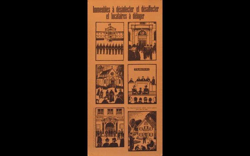 affiche coordination anarchiste, Genève, 30x61