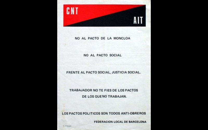 N° 263 CNT - AIT Federacion local de Barcelona 1977 Mf Esp. 32x44 