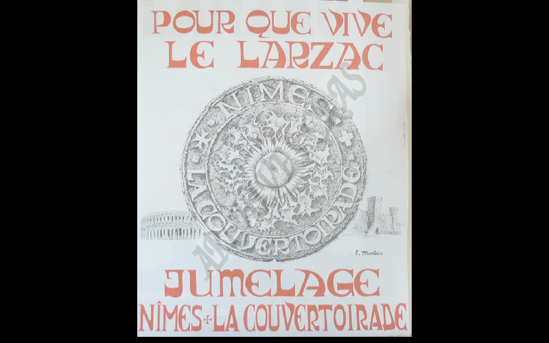 affiche jumelages nimes larzac
