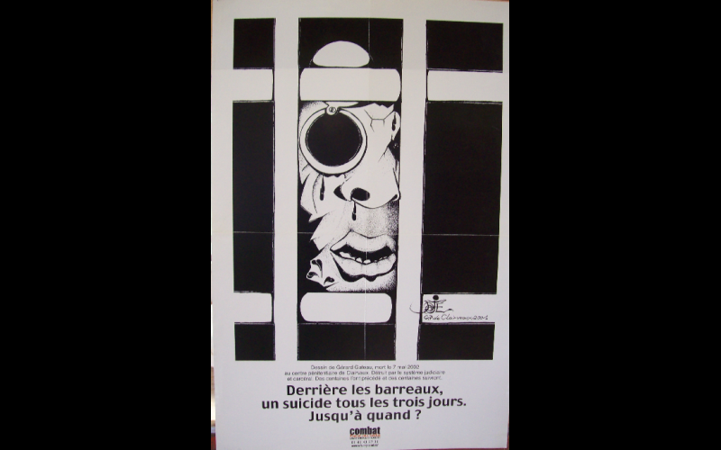 affiche suicides en prison