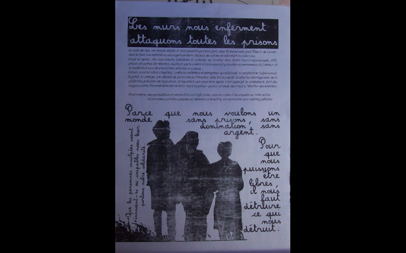 affiche révolte EPM Lavaur, Toulouse