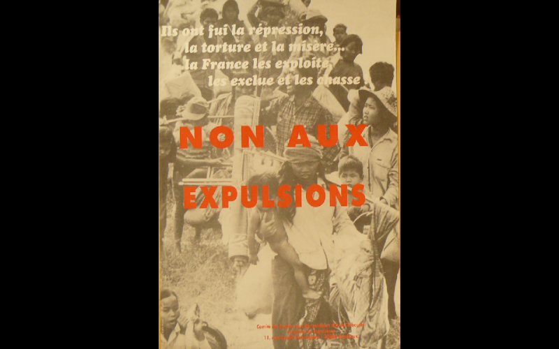 affiche anti-expulsions, Bordeaux