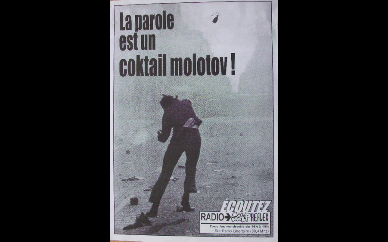 affiche radio scalp-reflex, Paris