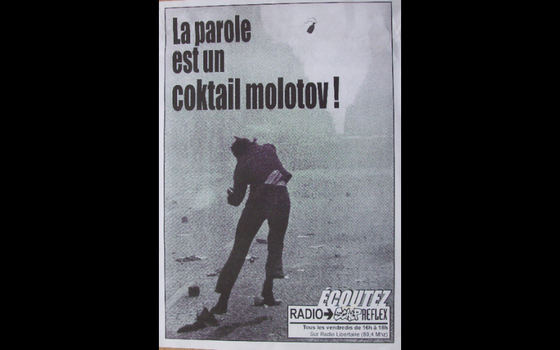 affiche radio scalp-reflex, Paris 