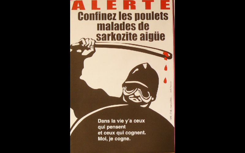 affiche CPE Sarkozite, AAEL, 2006