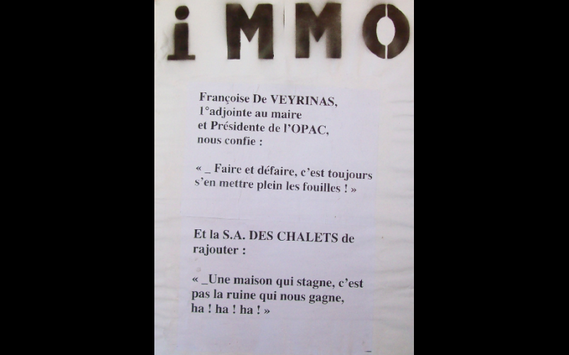 affiche squat Toulouse De Veyrinas-Les Chalets
