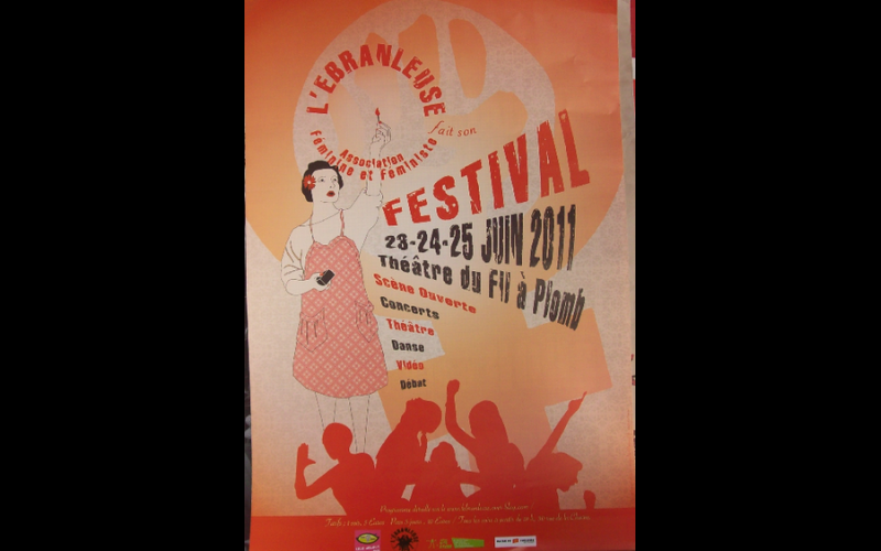 affiche festival l'Ebranleuse, Toulouse, 2011