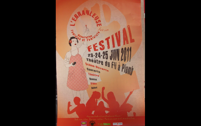 affiche festival l'Ebranleuse, Toulouse, 2011 