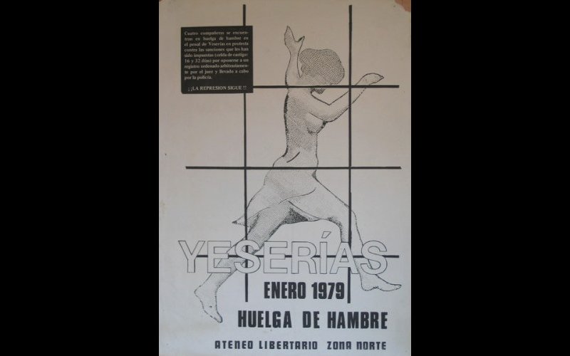 N°193 Ateneo libertario zona norte Yeserias janvier 1979 MF Esp. 43x61