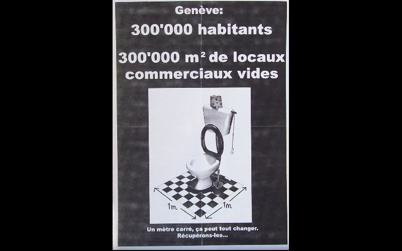 affiche squat Genève