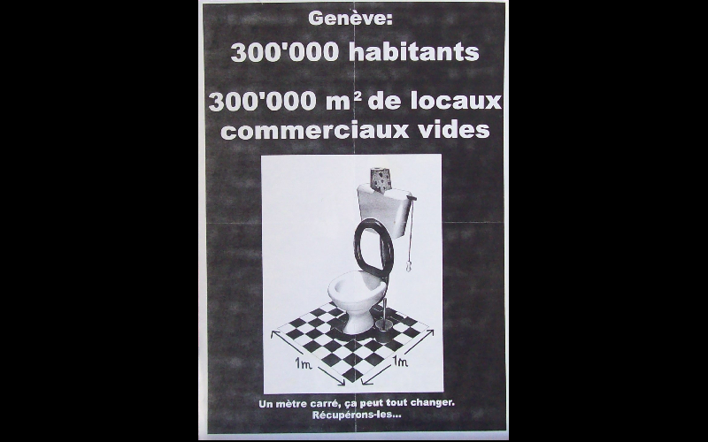 affiche squat Genève 