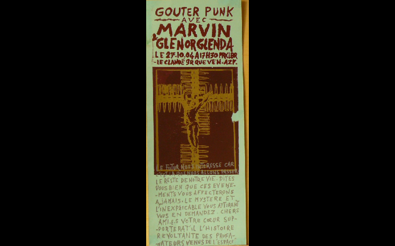 affiche concert Marvin, Clandé, Toulouse, 2004