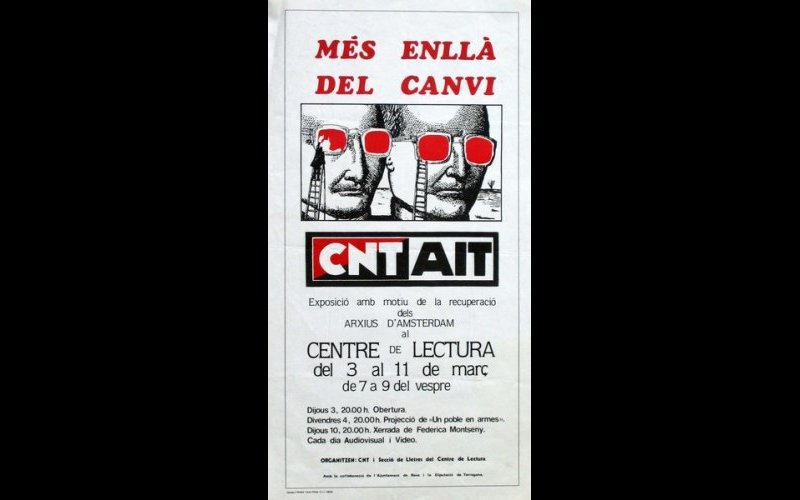 N°238 CNT i Seccio Lletres del Centre de Lectura 1983 MF Esp. 27x50