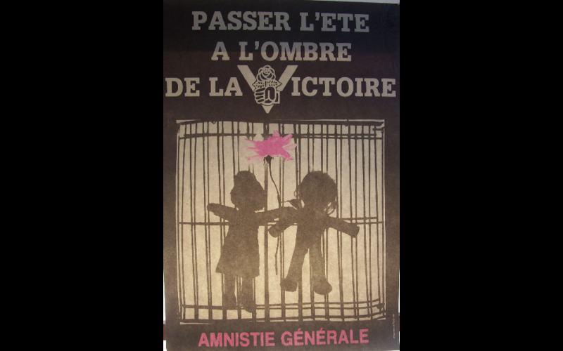 affiche amnistie générale, 1981 