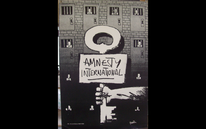 affiche prison, amnesty international, Paris 