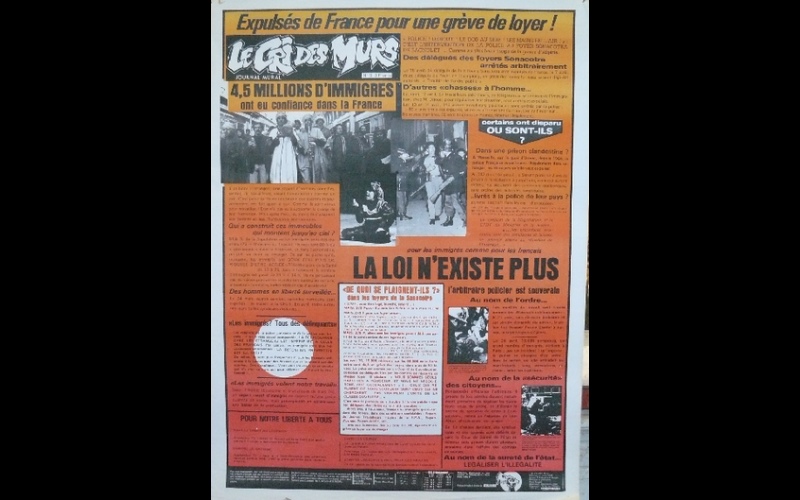 affiche le cri des murs, grève des loyers