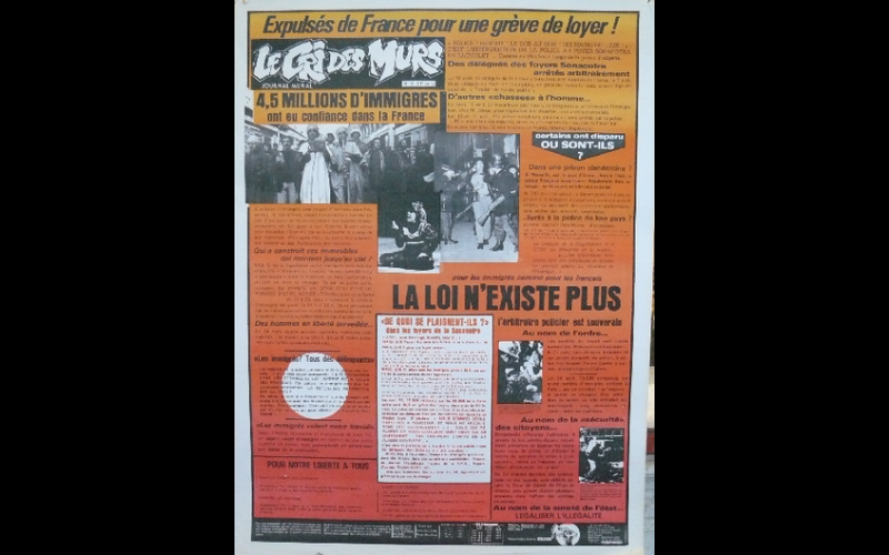 affiche le cri des murs, grève des loyers 