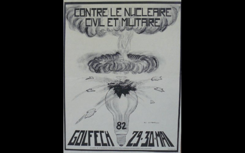 1982 (mai) - manifestation à Golfech - F 64x90 