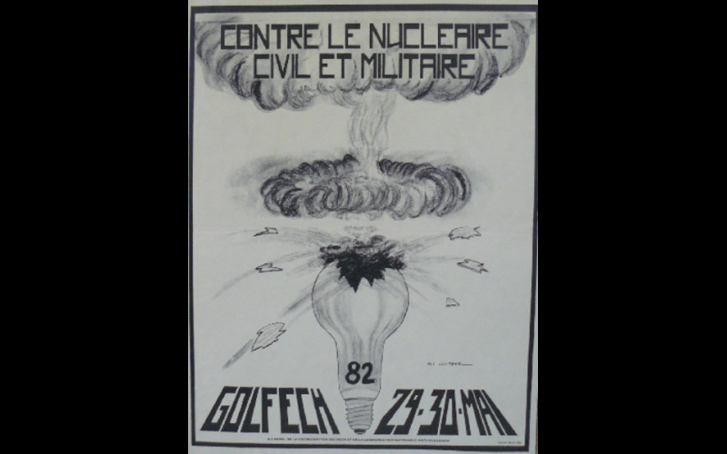 1982 (mai) - manifestation à Golfech - F 64x90