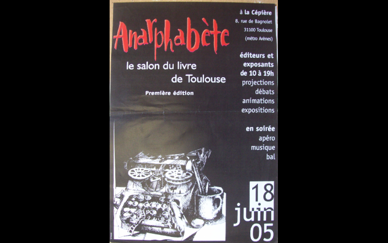 anarphabête, AAEL, Toulouse, 2005