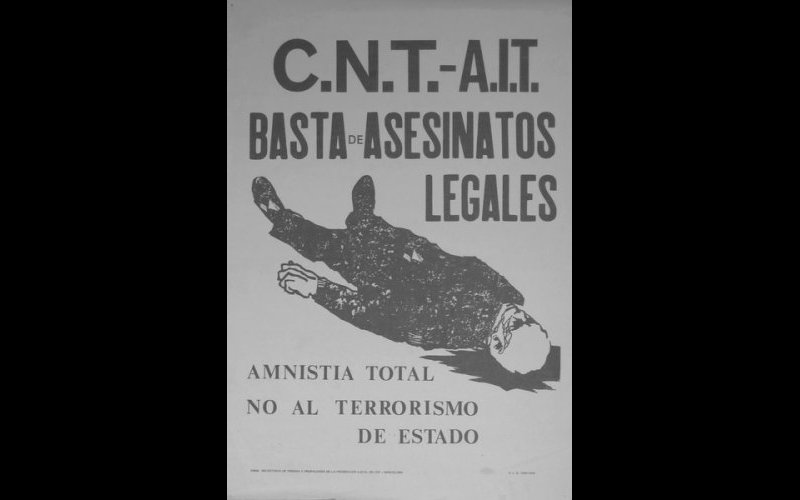 N°200 CNT-AIT Barcelone 1978 MF Esp. 45x65