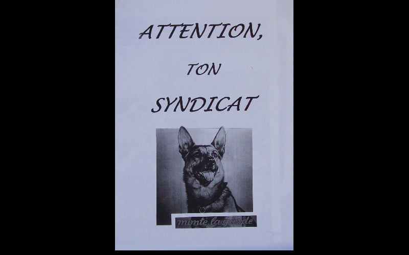 affiche anti-syndicat 