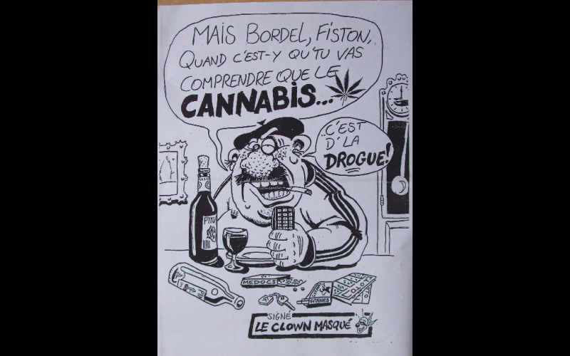affiche cannabis légalisation 