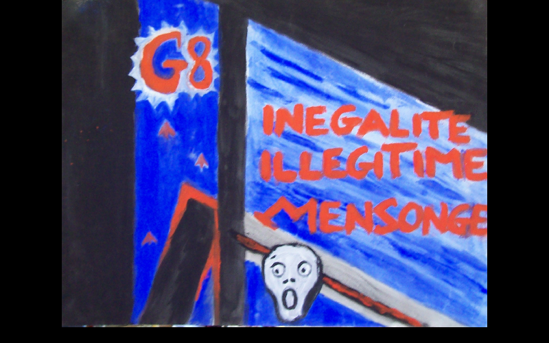 affiche anti-G8 